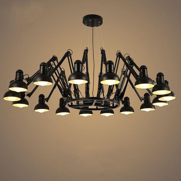 pendant lamps black/ white creative spider diner lamp with led bulbs bar / studio remote control
pendant lamps black/ white creative spider diner lamp with led bulbs bar / studio remote control
