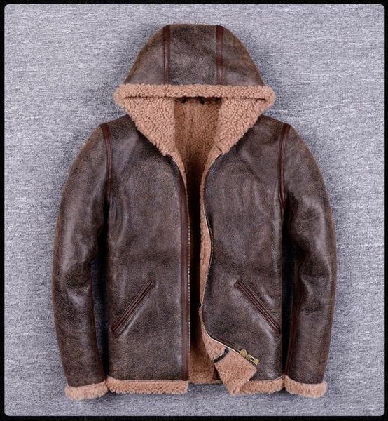 men's leather & faux .2021 brand quality men genuine fur jacket.fashion slim shearling cloth with hat.natural coat., Black
men's leather & faux .2021 brand quality men genuine fur jacket.fashion slim shearling cloth with hat.natural coat., Black