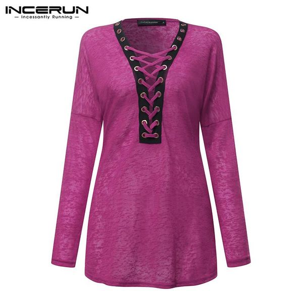 casual women blouse long sleeve lace up shirts fashion deep v neck tee female blusas plus size 3xl autumn spring women's blouses &, White
casual women blouse long sleeve lace up shirts fashion deep v neck tee female blusas plus size 3xl autumn spring women's blouses &, White