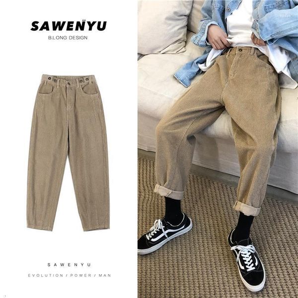 men's casual pants 2021 autumn and winter retro warm couple harem youth personality fashion clothing1, Black
men's casual pants 2021 autumn and winter retro warm couple harem youth personality fashion clothing1, Black