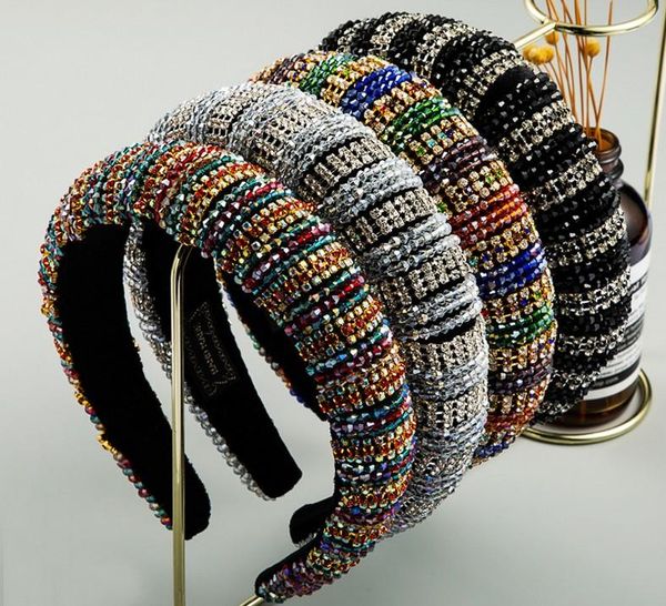 hair accessories baroque full crystal bands for women lady rainbow shiny padded diamond headband hoop fashion, Slivery;white
hair accessories baroque full crystal bands for women lady rainbow shiny padded diamond headband hoop fashion, Slivery;white