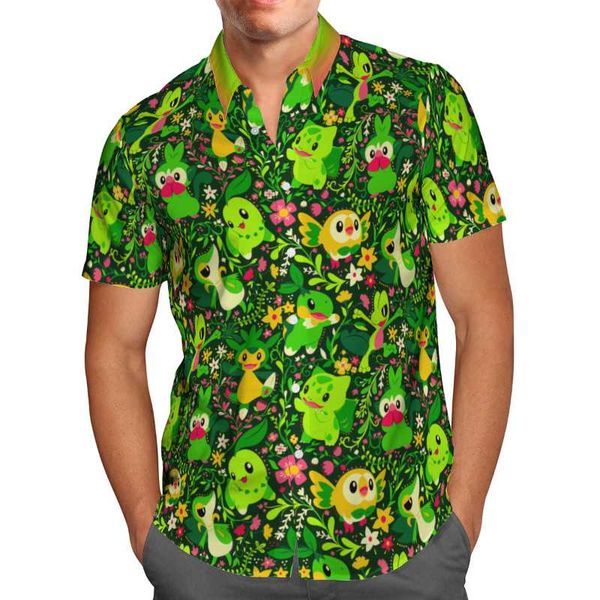 men's casual shirts green cartoon animal 3d printd summer breathable beach hawaii shirt short-sleeved streetwear oversized harajuku, White;black
men's casual shirts green cartoon animal 3d printd summer breathable beach hawaii shirt short-sleeved streetwear oversized harajuku, White;black