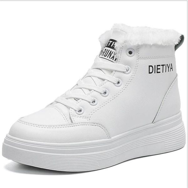 boots high-cotton shoes women winter wild plus velvet thickening non-slip leisure small white board women's, Black
boots high-cotton shoes women winter wild plus velvet thickening non-slip leisure small white board women's, Black