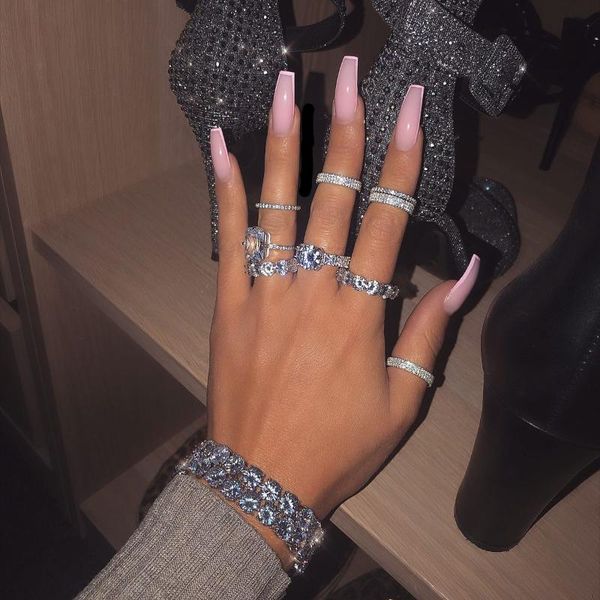 fashion women finger rings 5mm round cubic zirconia cz engagement band stacking eternity ring for lady jewelry wedding, Slivery;golden
fashion women finger rings 5mm round cubic zirconia cz engagement band stacking eternity ring for lady jewelry wedding, Slivery;golden