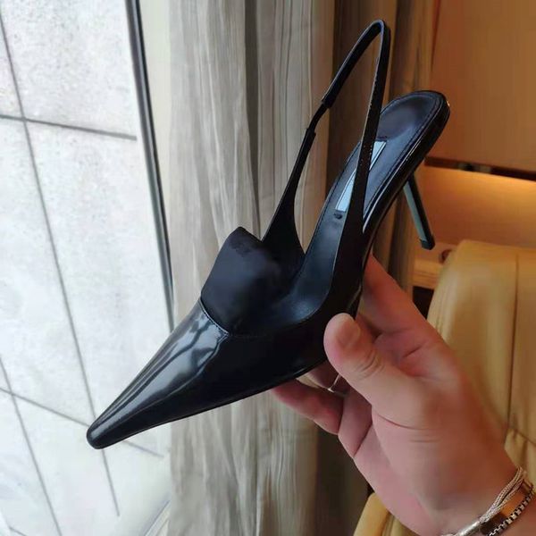 2021 designer fashion women's dress shoes high heel sandals pointed leather woman shoess 6 color matching, Black
2021 designer fashion women's dress shoes high heel sandals pointed leather woman shoess 6 color matching, Black