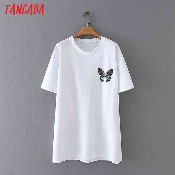 women print loose t short sleeve o neck tees ladies casual tee shirt street wear 2m135 210416, White
women print loose t short sleeve o neck tees ladies casual tee shirt street wear 2m135 210416, White