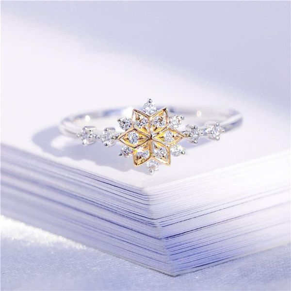 wedding rings fflacell luxury fashion female micro pave cz golden rose gold hollow snowflake zircon ring engagement for woman, Slivery;golden
wedding rings fflacell luxury fashion female micro pave cz golden rose gold hollow snowflake zircon ring engagement for woman, Slivery;golden