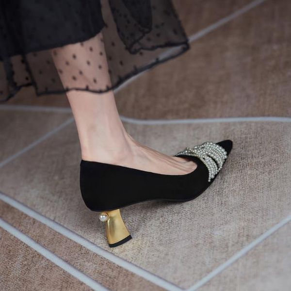 dress shoes gentle shoes, high-heeled women's summer collocation skirt, pointed shallow mouth french niche thick-heeled black single
dress shoes gentle shoes, high-heeled women's summer collocation skirt, pointed shallow mouth french niche thick-heeled black single