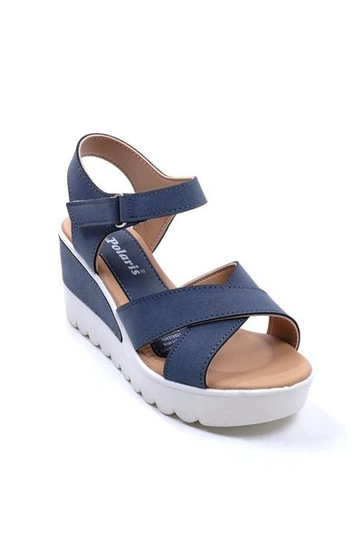 sandals navy blue women casual sandet, Black