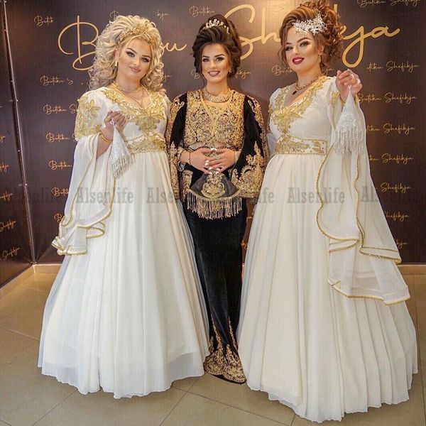 traditional kosovo albanian caftan evening dresses 2021 handmade beads long sleeves gold applique vestidos formales prom dress, Black
traditional kosovo albanian caftan evening dresses 2021 handmade beads long sleeves gold applique vestidos formales prom dress, Black