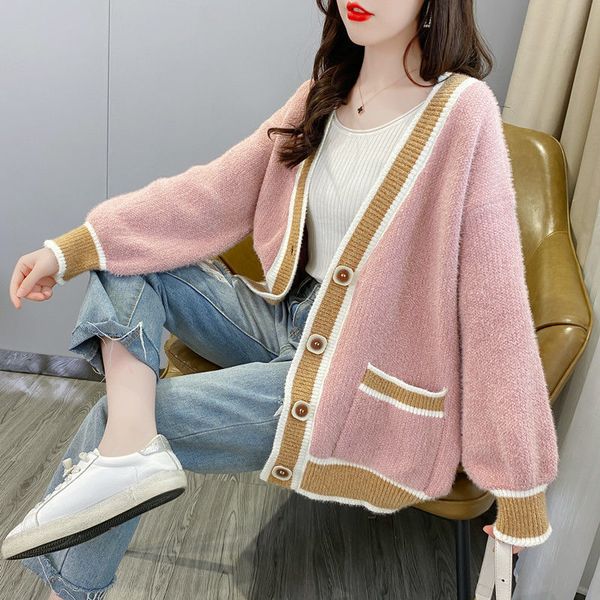 women's jackets autumn casual women cardigan lady knitted with long-sleeve single-breasted female cleavage p661 sweater oc1u, Black;brown
women's jackets autumn casual women cardigan lady knitted with long-sleeve single-breasted female cleavage p661 sweater oc1u, Black;brown
