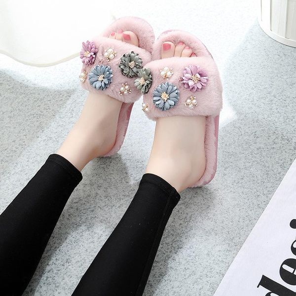 slippers women flower house winter indoor woman slip on flats shoes 2021 fur zapatos, Black
slippers women flower house winter indoor woman slip on flats shoes 2021 fur zapatos, Black