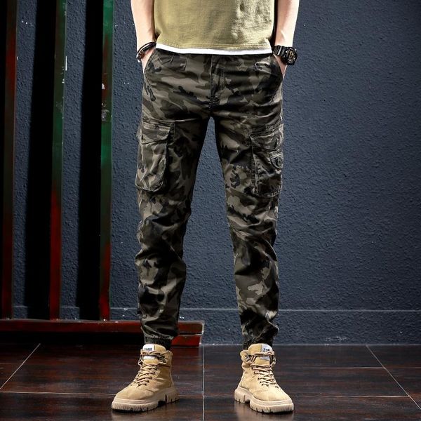 fashion streetwear men jeans multi pockets casual cargo pants for military camouflage ankle banded trousers hip hop joggers men's, Blue
fashion streetwear men jeans multi pockets casual cargo pants for military camouflage ankle banded trousers hip hop joggers men's, Blue