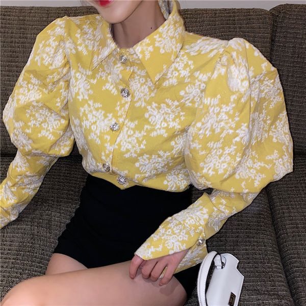 yellow runway korean floral embroidery blouse shirt women long sleeve vintage blusas spring single breasted slim, White
yellow runway korean floral embroidery blouse shirt women long sleeve vintage blusas spring single breasted slim, White