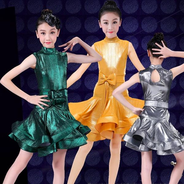 stage wear 7 colors high collar girls dance latino dress shiny modern ballroom latin dancing dresses for kids, Black;red
stage wear 7 colors high collar girls dance latino dress shiny modern ballroom latin dancing dresses for kids, Black;red