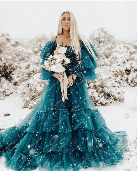 casual dresses chic tulle matenrity robes plus size with straps long train ruffles pleated custom made po shoot pregnancy gowns, Black;gray
casual dresses chic tulle matenrity robes plus size with straps long train ruffles pleated custom made po shoot pregnancy gowns, Black;gray