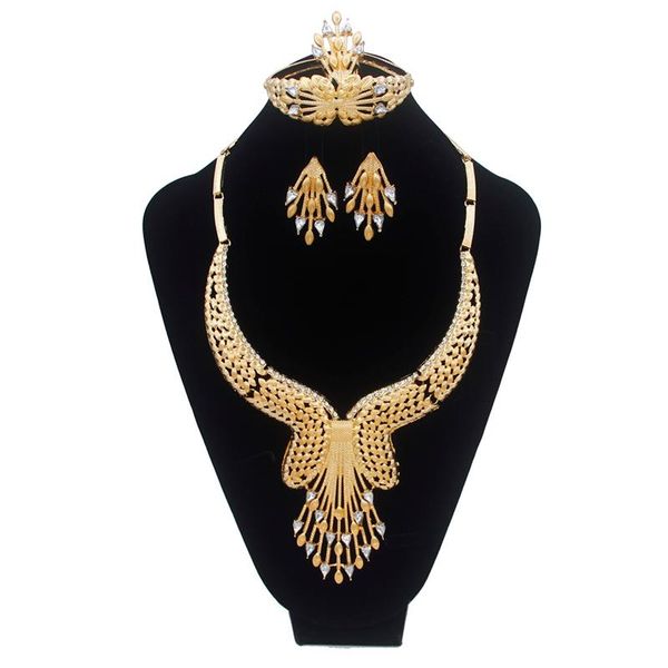 earrings & necklace 2021 fashion exquisite noble gold wholesale nigerian wedding women accessories jewelry set bran t0021, Silver
earrings & necklace 2021 fashion exquisite noble gold wholesale nigerian wedding women accessories jewelry set bran t0021, Silver