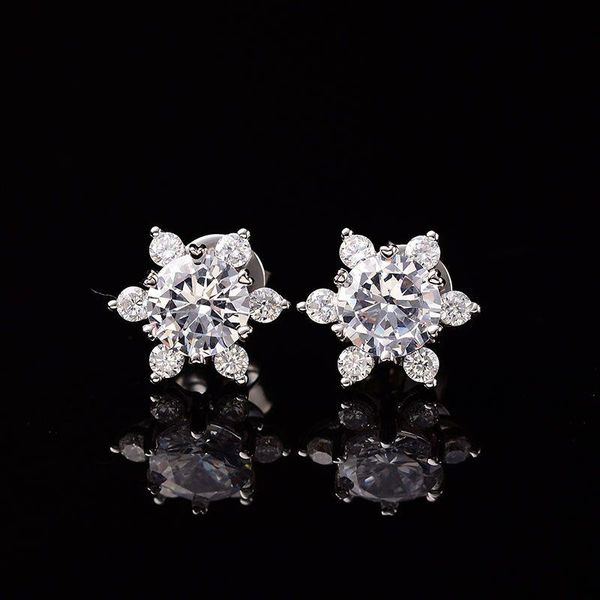 stud 925 sterling silver pass diamond test 0.5-1 ct moissanite hexagonal snow earrings women classic party, Golden;silver
stud 925 sterling silver pass diamond test 0.5-1 ct moissanite hexagonal snow earrings women classic party, Golden;silver
