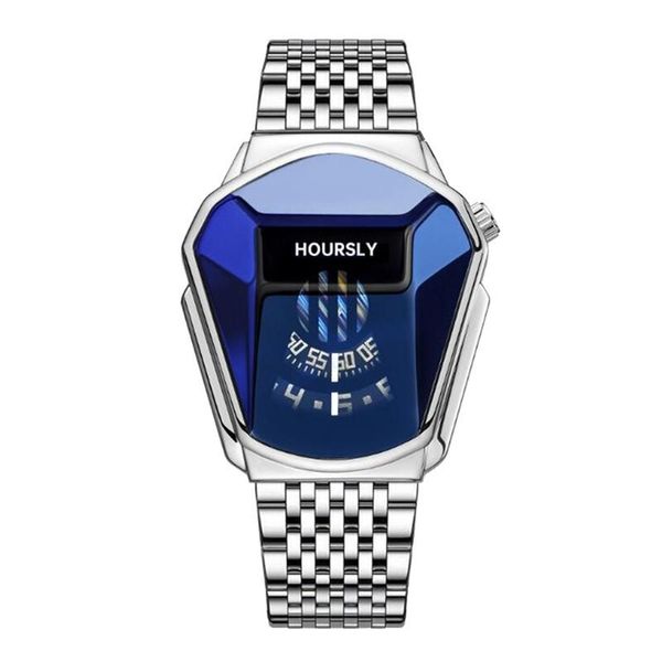 wristwatches sports chronograph quartz watch men's wrist stainless steel technology fashion, Slivery;brown
wristwatches sports chronograph quartz watch men's wrist stainless steel technology fashion, Slivery;brown