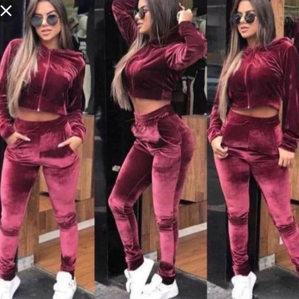 women's suits & blazers women track suit pants 2021 velvet fabric tracksuit long sleeve hoodies coat spring fall sports velour trousers, White;black
women's suits & blazers women track suit pants 2021 velvet fabric tracksuit long sleeve hoodies coat spring fall sports velour trousers, White;black