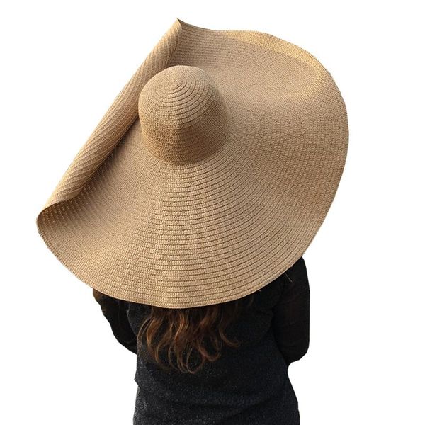 wide brim hats mclaosi oversized beach for women 25cm large straw hat uv protection foldable sun shade summer, Blue;gray
wide brim hats mclaosi oversized beach for women 25cm large straw hat uv protection foldable sun shade summer, Blue;gray