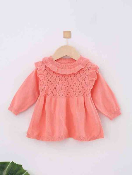 baby frill trim eyelet detail sweater dress she, Red;yellow
baby frill trim eyelet detail sweater dress she, Red;yellow