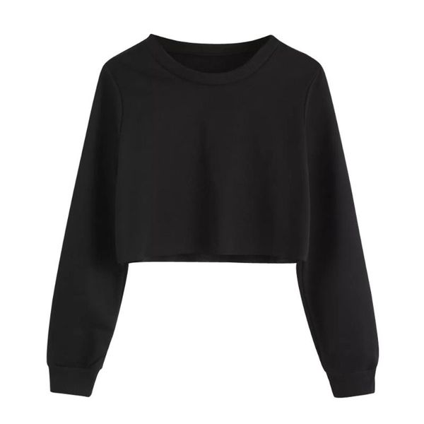 women's hoodies & sweatshirts women solid crop casual female loose short o neck pullover streetwear autumn pullovers outfit, Black
women's hoodies & sweatshirts women solid crop casual female loose short o neck pullover streetwear autumn pullovers outfit, Black