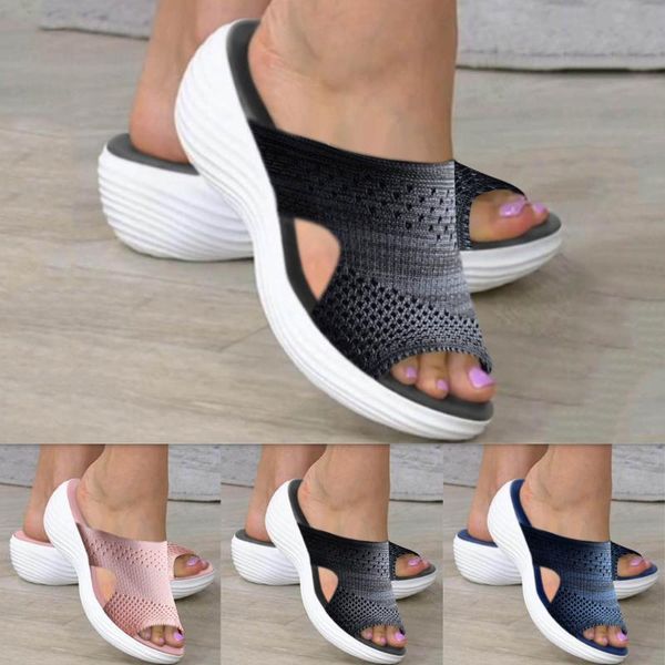 sandals summer outer wear lightweight flat casual slippers wedges shoes female lsip on slides woman sandales femmes été, Black
sandals summer outer wear lightweight flat casual slippers wedges shoes female lsip on slides woman sandales femmes été, Black