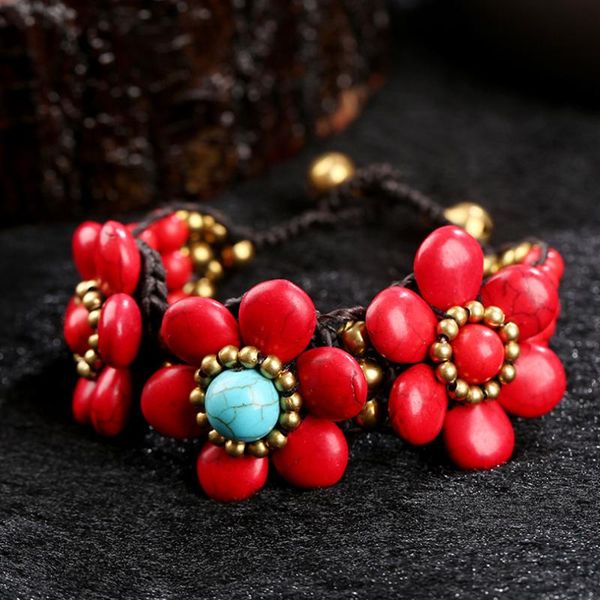 charm bracelets bohemian wax rope braided bracelet floral turquoise women on hand chain bangles jewelry girls aesthetic fashion female, Golden;silver
charm bracelets bohemian wax rope braided bracelet floral turquoise women on hand chain bangles jewelry girls aesthetic fashion female, Golden;silver