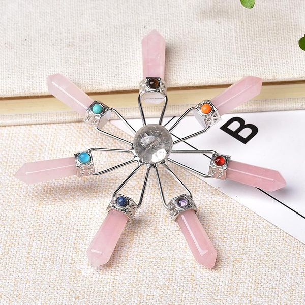 1pc natural crystal seven chakra pyramid amethyst charm stone point home decoration reiki energy ornaments gift decorative objects & figurin
1pc natural crystal seven chakra pyramid amethyst charm stone point home decoration reiki energy ornaments gift decorative objects & figurin