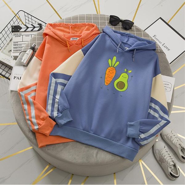 women's hoodies & sweatshirts korean oversize patchwork women ulzzang harajuku sweatshirt cartoon avocado graphic streetwear girls fema, Black
women's hoodies & sweatshirts korean oversize patchwork women ulzzang harajuku sweatshirt cartoon avocado graphic streetwear girls fema, Black