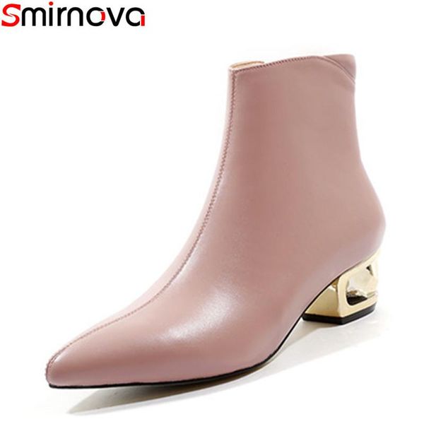 boots smirnova wholesale arrival leather pointed toe thick med heels women 2021 pink black ladies party shoes
boots smirnova wholesale arrival leather pointed toe thick med heels women 2021 pink black ladies party shoes