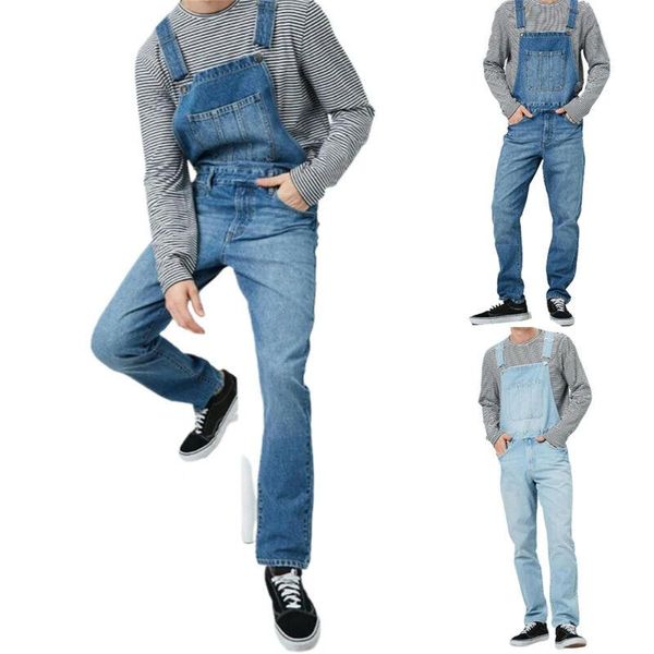 men's pants mens dungarees overalls jean trousers romper jumpsuit casual loose denim, Black
men's pants mens dungarees overalls jean trousers romper jumpsuit casual loose denim, Black