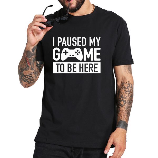 ccccsportGamer T Shirt I Paused My Game To Be Here Tshirt Homme 100% Cotton Crew Neck Breathable Soft Summer Basic Camiseta, Red
ccccsportGamer T Shirt I Paused My Game To Be Here Tshirt Homme 100% Cotton Crew Neck Breathable Soft Summer Basic Camiseta, Red