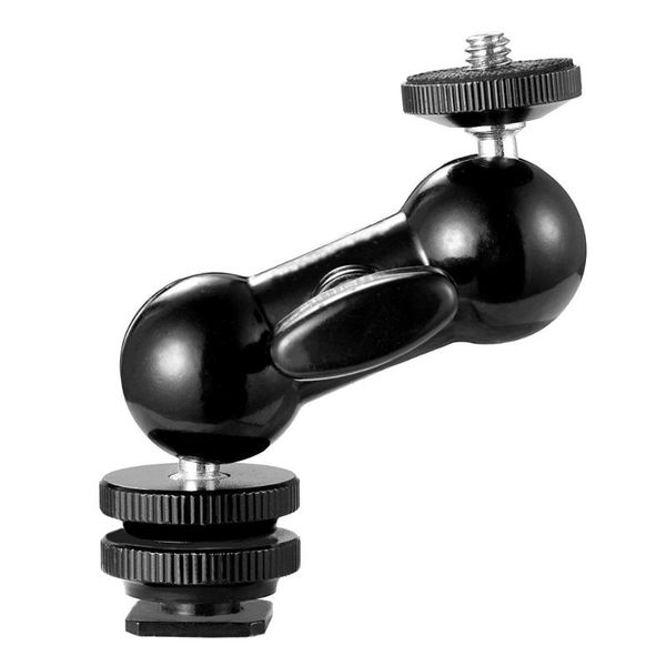 tripod heads multi-function double ball head articulating magic arm w/ shoe mount 1/4 screw for camera monitor led light cage
tripod heads multi-function double ball head articulating magic arm w/ shoe mount 1/4 screw for camera monitor led light cage