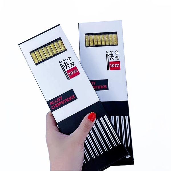 chopsticks 10 pairs of non-slip alloy stainless steel blessing sushi metal portable chinese healthy tableware
chopsticks 10 pairs of non-slip alloy stainless steel blessing sushi metal portable chinese healthy tableware