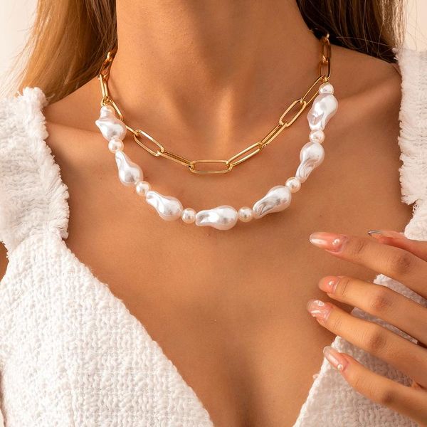 Lacteo Bohemian Alloy Imitation Pearl Choker Necklace For Women 2021 Fashion Trend Simple Party Wedding Daily Life Pendant Necklaces, Silver
Lacteo Bohemian Alloy Imitation Pearl Choker Necklace For Women 2021 Fashion Trend Simple Party Wedding Daily Life Pendant Necklaces, Silver
