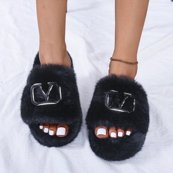 slippers fur women shoes woman 2021 autumn fluffy real outdoor flat warm cotton winter slides, Black
slippers fur women shoes woman 2021 autumn fluffy real outdoor flat warm cotton winter slides, Black