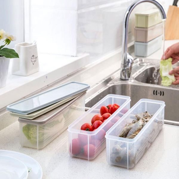 refrigerator storage box with lid plastic drawer crisper kitchen noodle fruits container c1 bottles & jars
refrigerator storage box with lid plastic drawer crisper kitchen noodle fruits container c1 bottles & jars
