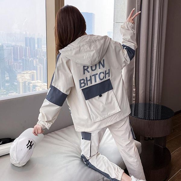 women's two piece pants -5xl sports sets 2 pieces windbreaker tracksuit woman letter printing fitness female sportswear suits 2021 fas, White
women's two piece pants -5xl sports sets 2 pieces windbreaker tracksuit woman letter printing fitness female sportswear suits 2021 fas, White