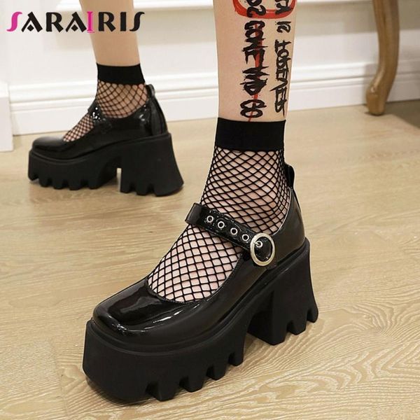 dress shoes sarairis summer fashion casual woman mary jane round toe buckle high heel platform pumps punk goth comfy women, Black
dress shoes sarairis summer fashion casual woman mary jane round toe buckle high heel platform pumps punk goth comfy women, Black