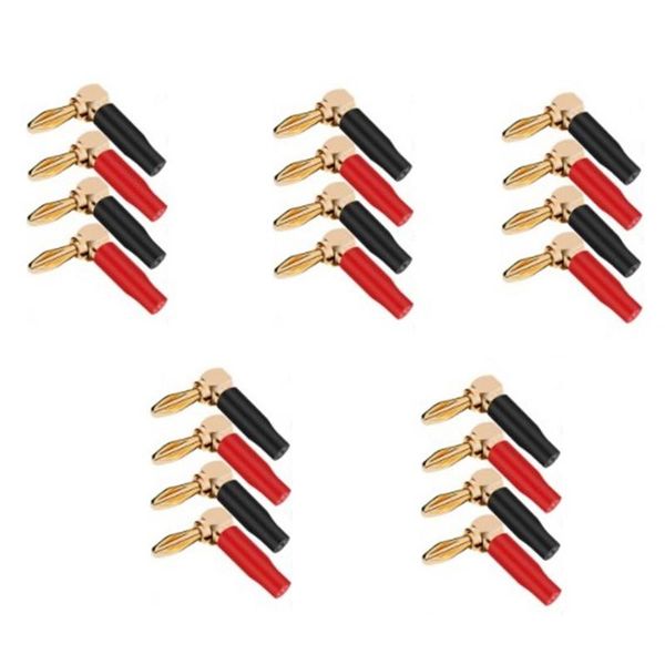 smart power plugs 20pcs soft plastic right angle banana plug audio speaker screw gold plated bend 90 degree connector
smart power plugs 20pcs soft plastic right angle banana plug audio speaker screw gold plated bend 90 degree connector