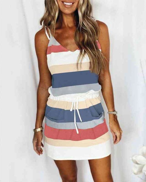 fashion stripe pocket bandage mini sling dress v-neck shoulder strap plus size beach party dress women summer, Black;gray
fashion stripe pocket bandage mini sling dress v-neck shoulder strap plus size beach party dress women summer, Black;gray