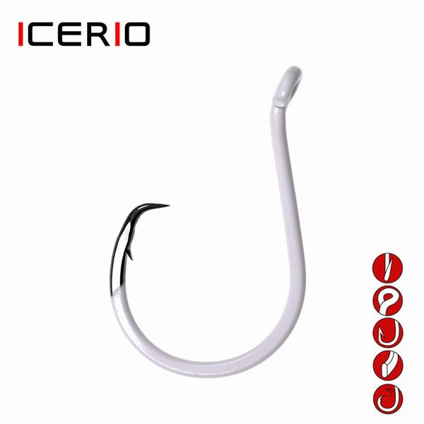 fishing hooks icerio 30pcs luminous offset point ocs circle for catfish, snapper, saltwater or freshwater 4/0 to 8/0
fishing hooks icerio 30pcs luminous offset point ocs circle for catfish, snapper, saltwater or freshwater 4/0 to 8/0