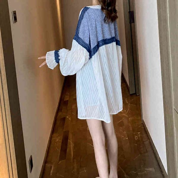 shirt female summer new korean style fashion women blouses and v-neck long-sleeved casual women clothing 210421, White
shirt female summer new korean style fashion women blouses and v-neck long-sleeved casual women clothing 210421, White