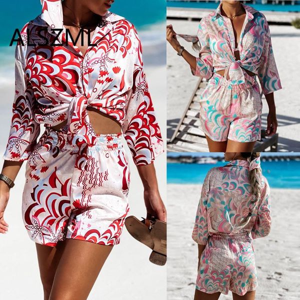 women's tracksuits women beach print crop and shorts set summer casual 2 pieces clothes female matching, Gray
women's tracksuits women beach print crop and shorts set summer casual 2 pieces clothes female matching, Gray