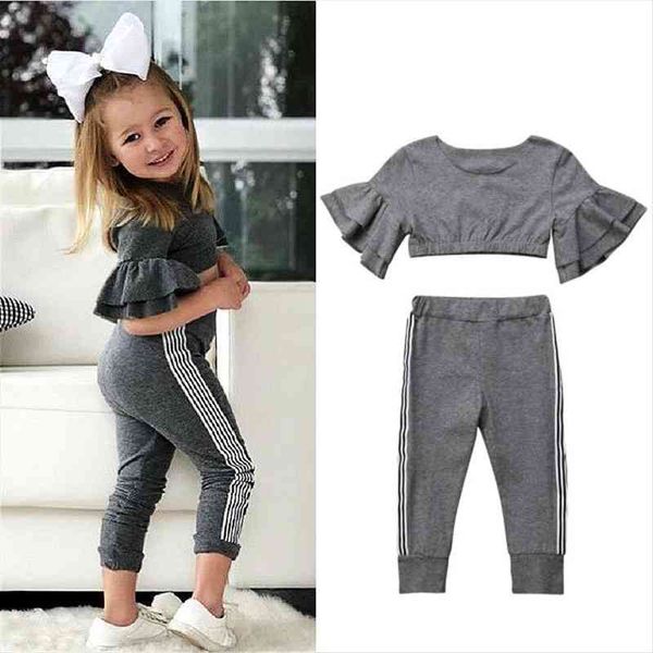 toddler kids baby girls clothes sets tracksuits summer ruffles short sleeve crop sweatpants outfits clothing, White
toddler kids baby girls clothes sets tracksuits summer ruffles short sleeve crop sweatpants outfits clothing, White