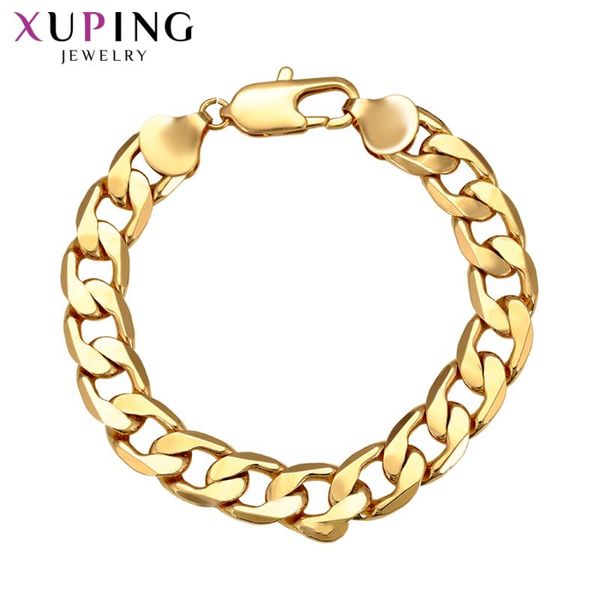 xuping fashion luxury gold color plated bracelets christmas gifts for man women popular design jewelry 76049, Black
xuping fashion luxury gold color plated bracelets christmas gifts for man women popular design jewelry 76049, Black