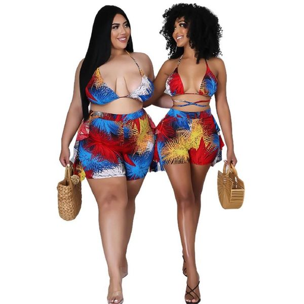 women's swimwear wholesale plus size women clothing 5xl bikinis set swimsuit print shorts sets striped 2 piece summer 2021 drop, White;black
women's swimwear wholesale plus size women clothing 5xl bikinis set swimsuit print shorts sets striped 2 piece summer 2021 drop, White;black