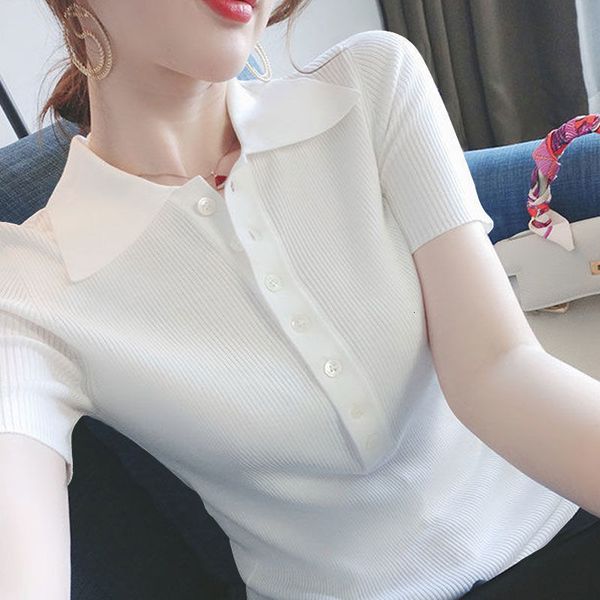 women's sweaters female polo sweater, slim jacket for summer , short-sleeve sweater xyia, White;black
women's sweaters female polo sweater, slim jacket for summer , short-sleeve sweater xyia, White;black